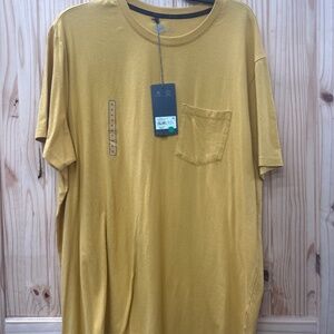 Men’s mustard yellow shirt